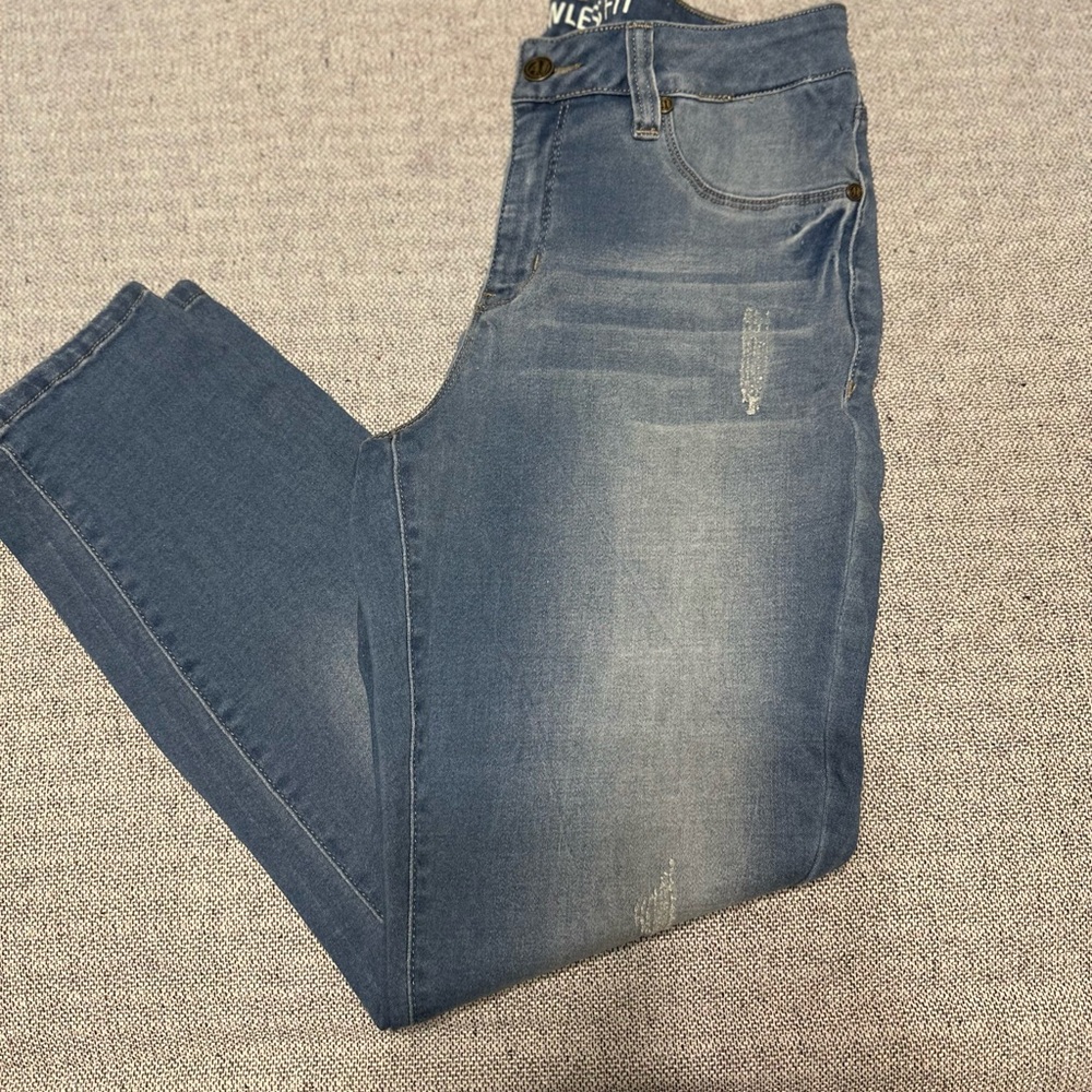 A.I  Classic Blue Straight Jeans